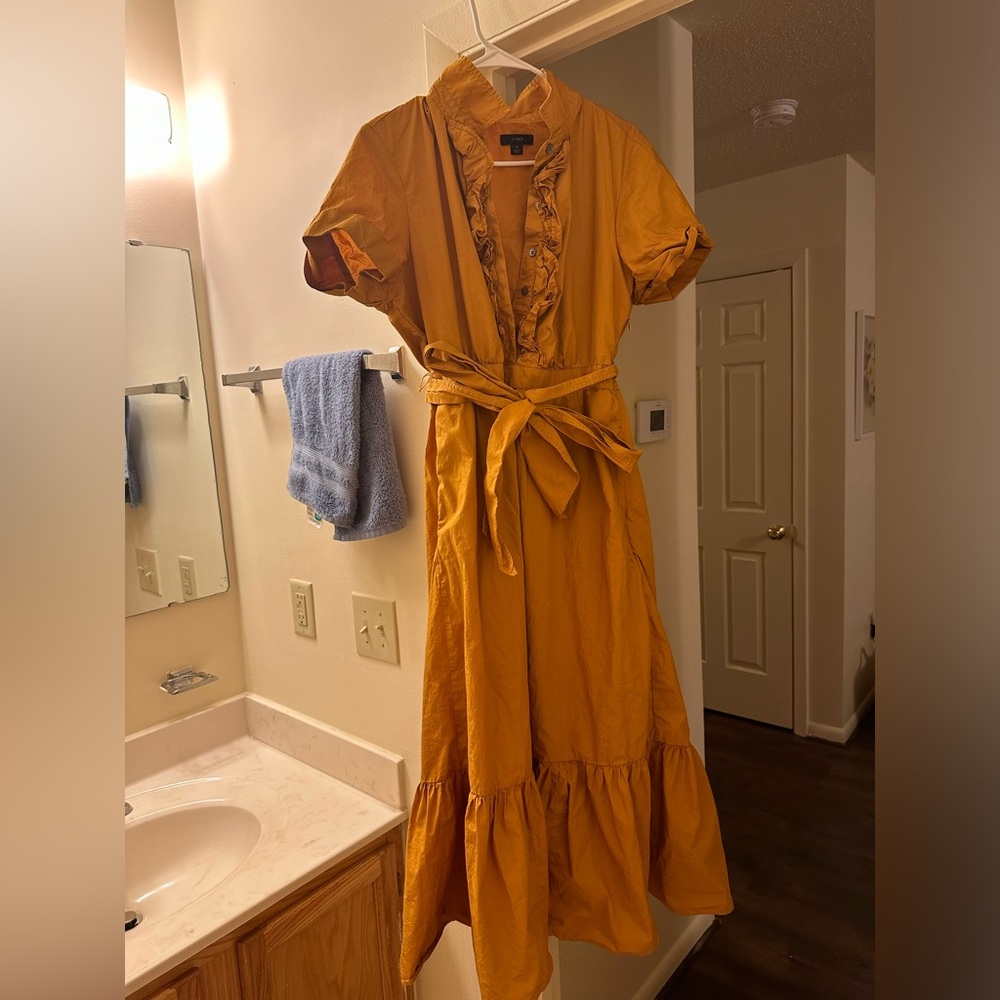 Mustard J. Crew Dress, Size 14